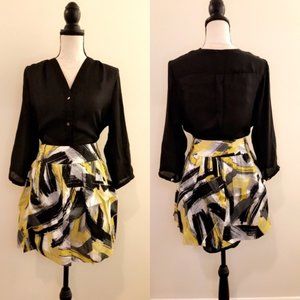 ❤️HostPick❤️Beautiful Yellow Print Skirt